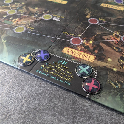 Pandemie: Reign of Cthulhu Brettspiel inspiriertes inoffizielles Token-Paket aus Glas und Metall