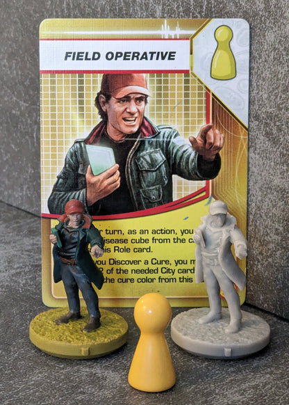 Pandemic On The Brink Erweiterung 32mm Brettspiel Charakter inspiriert inoffizielles 7 Figuren Pack