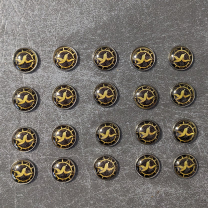 Forgotten Waters Board Game Inspired Unofficial Glass and Metal Token Pack